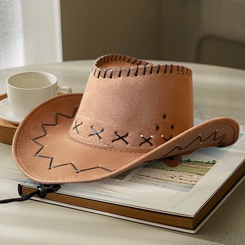 Unisex Denim Western Cowboy Hat