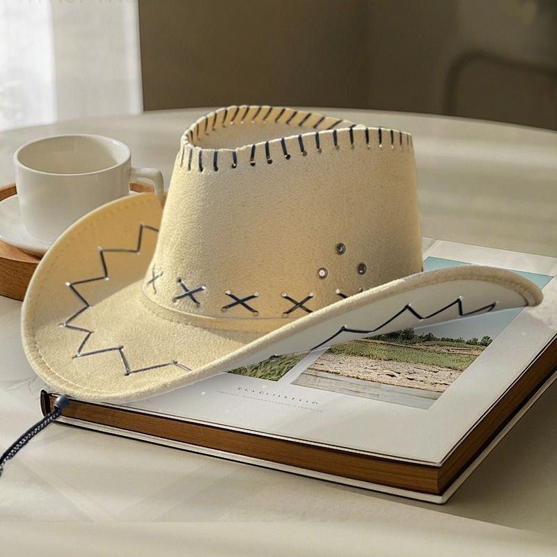 Unisex Denim Western Cowboy Hat