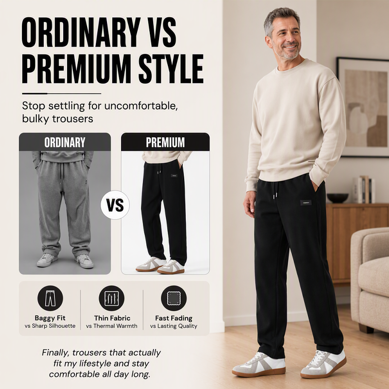 Men's Casual Slimming Straight Leg Pants