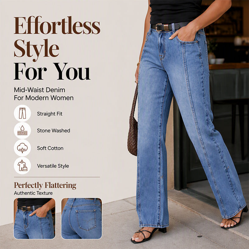 Women's Modern Straight-Leg Jeans