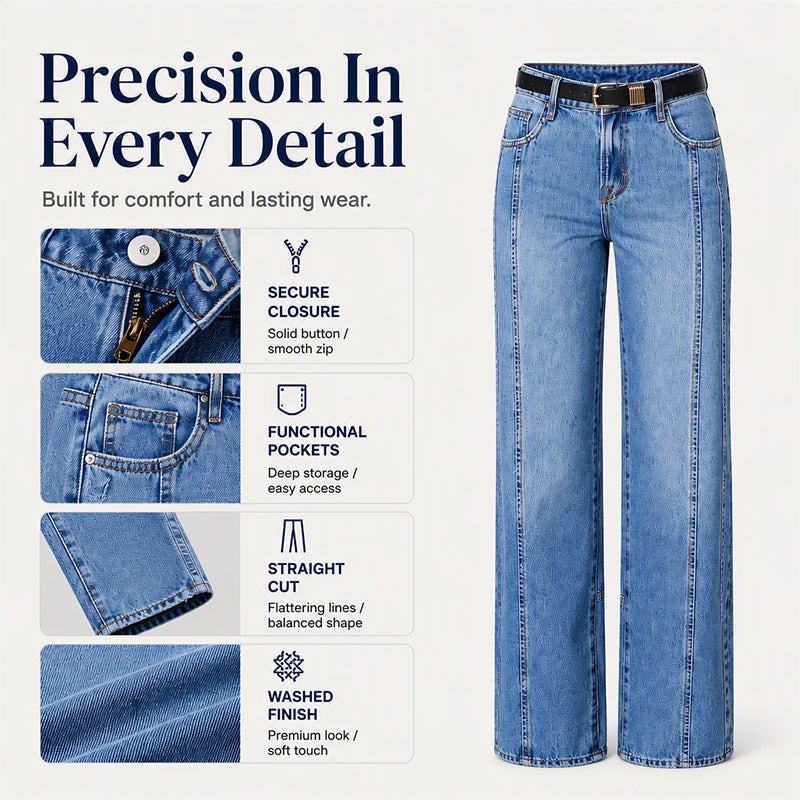 Women's Modern Straight-Leg Jeans