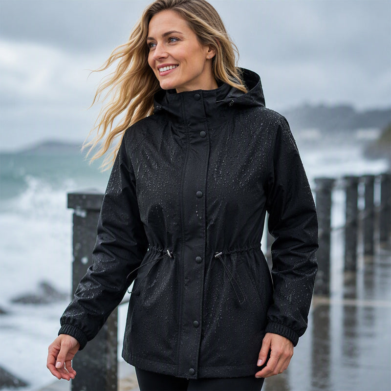 Women's Versatile Waterproof Hooded Jacket