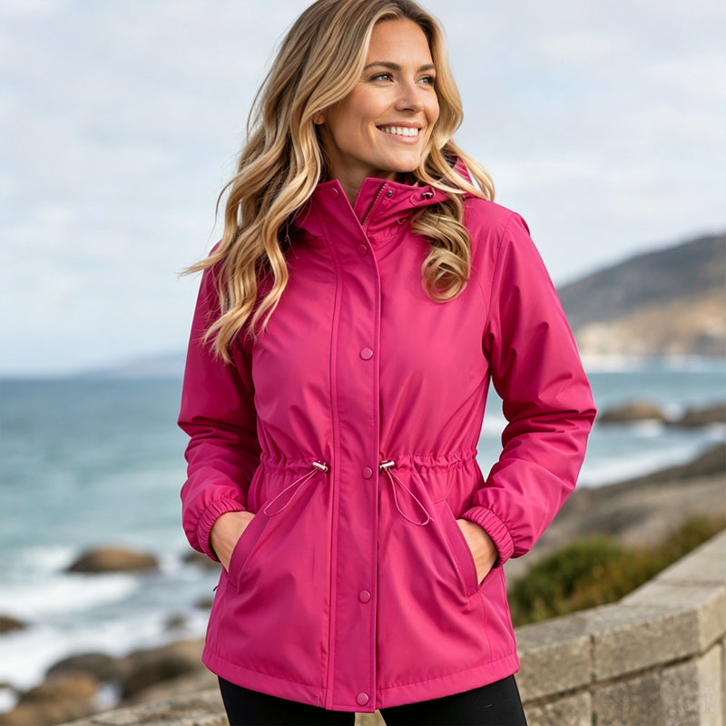 Women's Versatile Waterproof Hooded Jacket