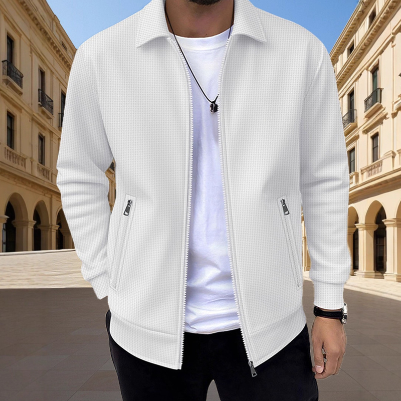 Men's Casual Slim Fit Zipper Jacket