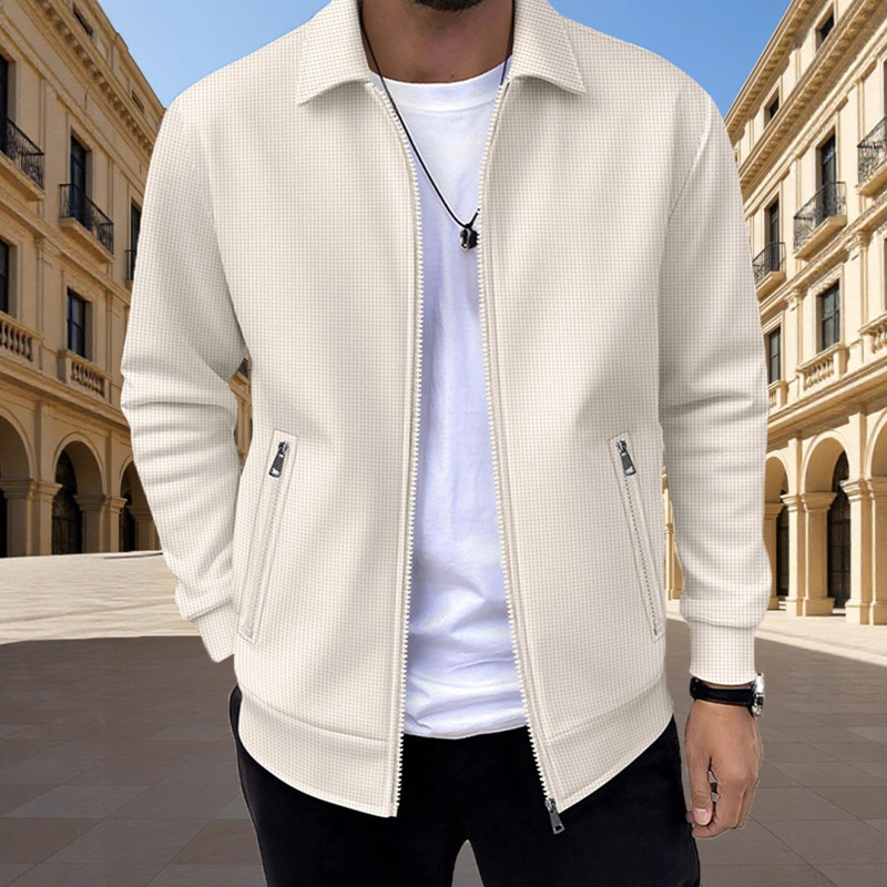 Men's Casual Slim Fit Zipper Jacket