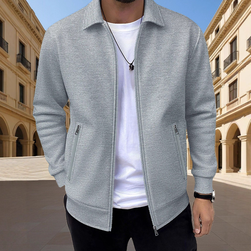 Men's Casual Slim Fit Zipper Jacket
