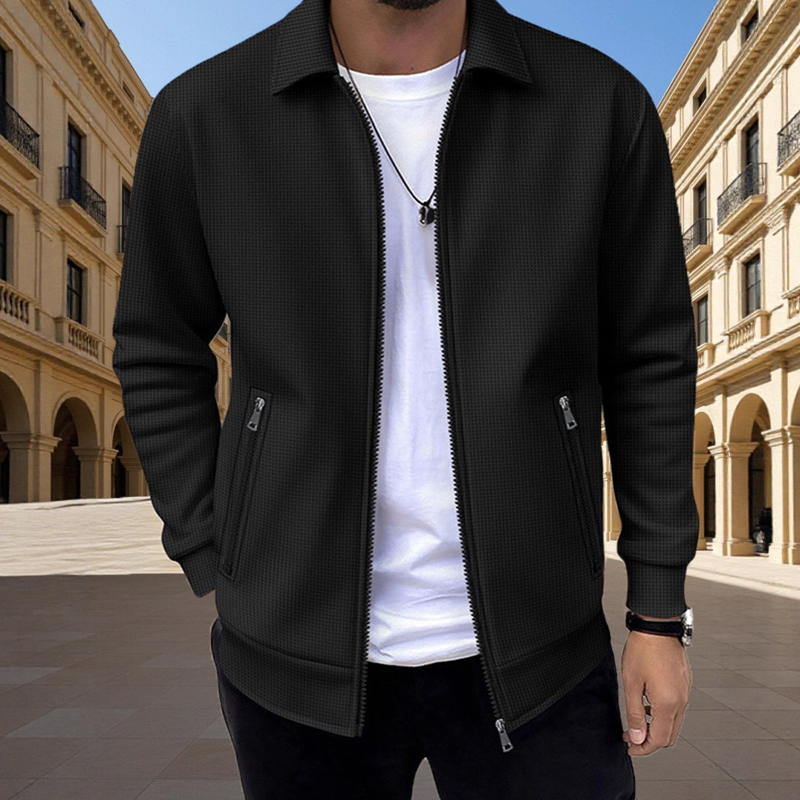 Men's Casual Slim Fit Zipper Jacket
