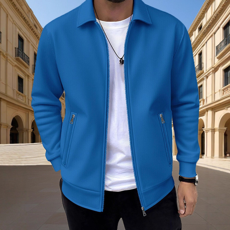 Men's Casual Slim Fit Zipper Jacket