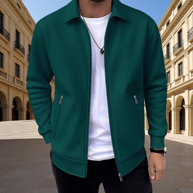 Men's Casual Slim Fit Zipper Jacket