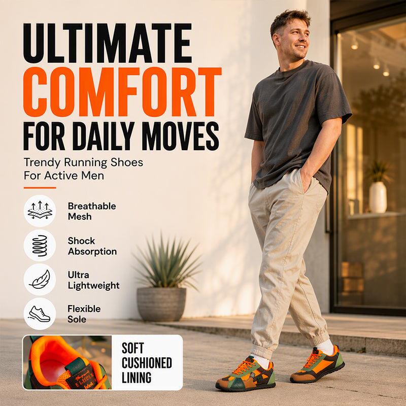 Men's Lightweight Slip-On Walking Shoes
