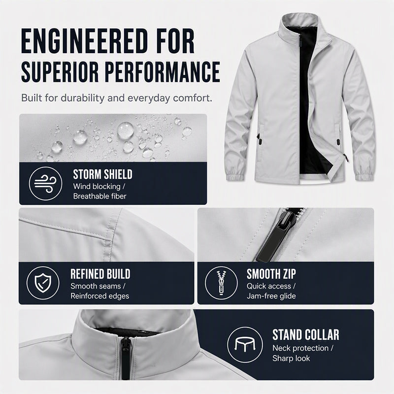 Men's Versatile Waterproof Windproof Jacket