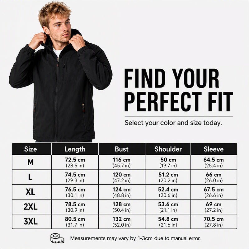 Men's Versatile Waterproof Windproof Jacket