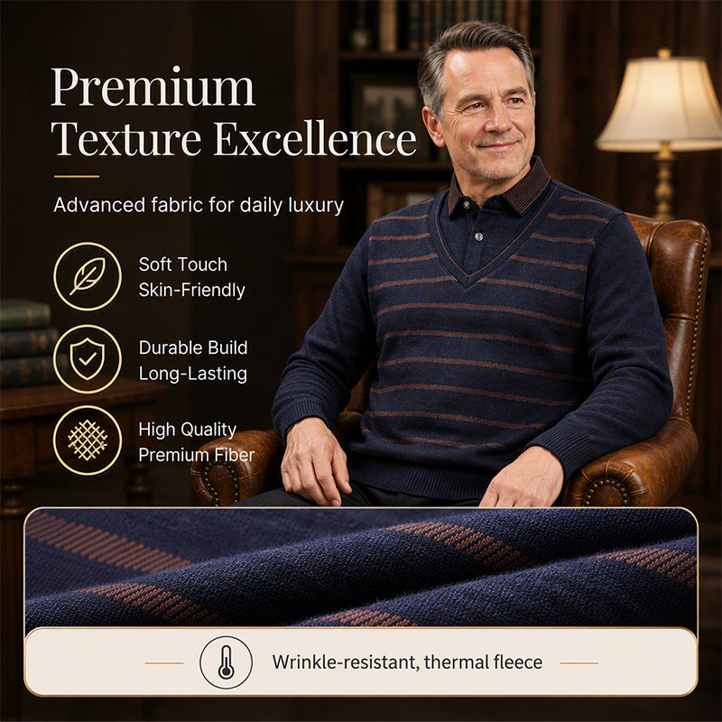 Men's Thickened False 2-Piece Sweater