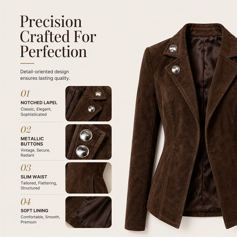 Women's Chic Lapel Slim Fit Jacket