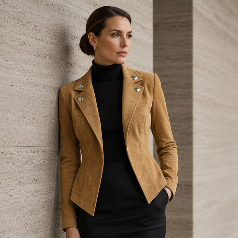 Women's Chic Lapel Slim Fit Jacket