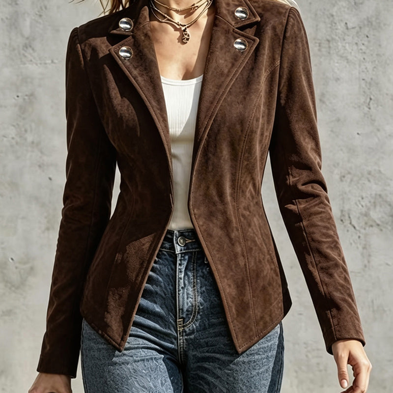 Women's Chic Lapel Slim Fit Jacket