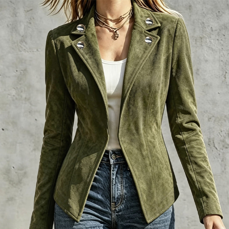 Women's Chic Lapel Slim Fit Jacket