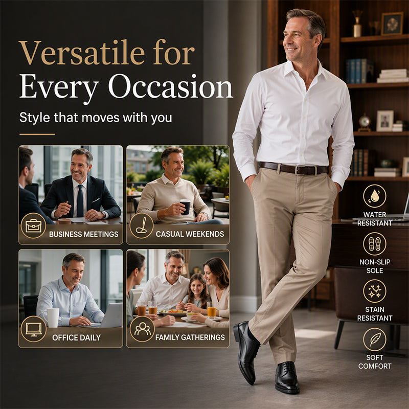 Men's Classic Slip-on Business Shoes