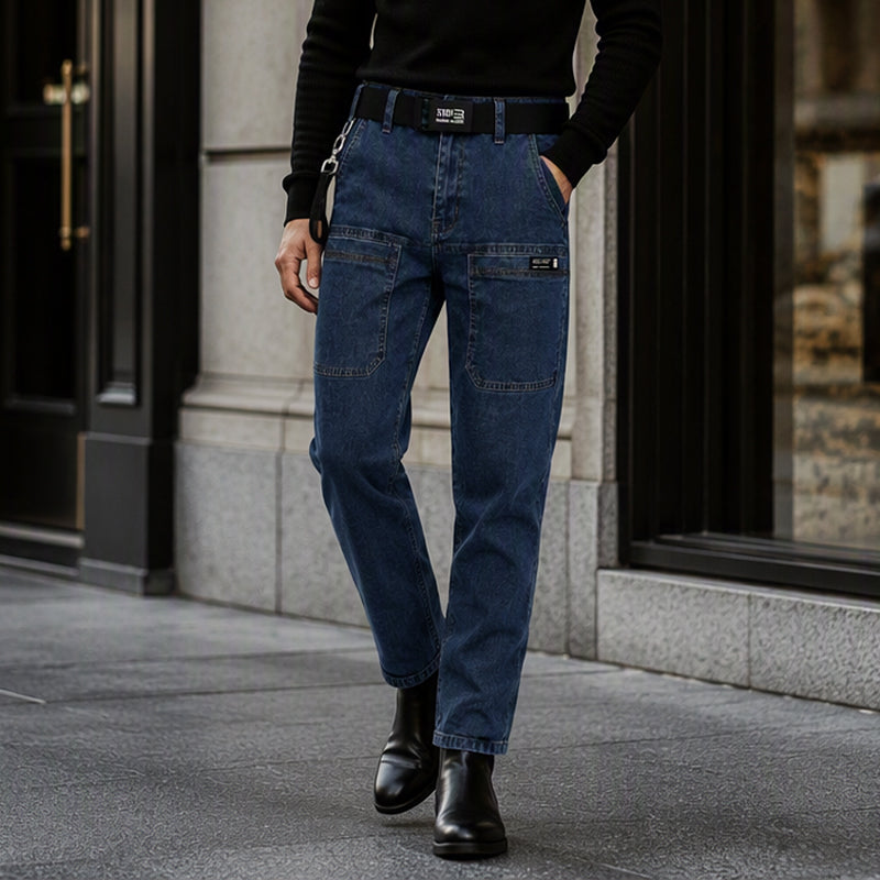 Men's Lightweight Straight-Leg Jeans