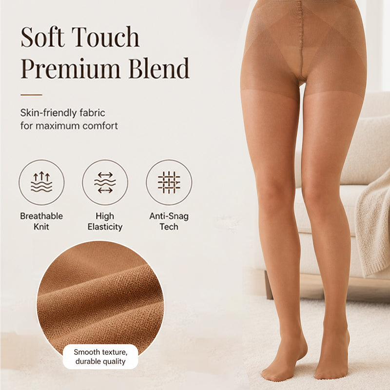 Run-Resistant Ultra Sheer Invisible Pantyhose