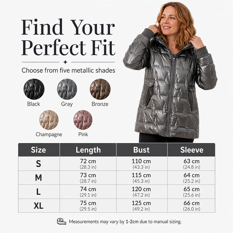 Women's Winter Warm Hooded Mid-Length Coats