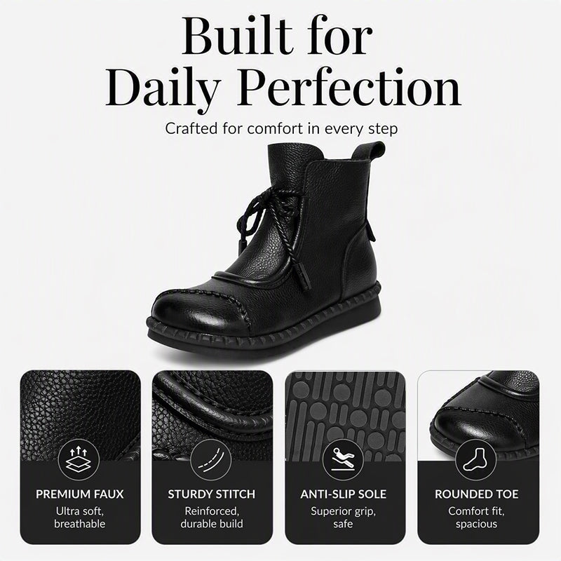 Women's Vintage Ethnic Ankle Boots