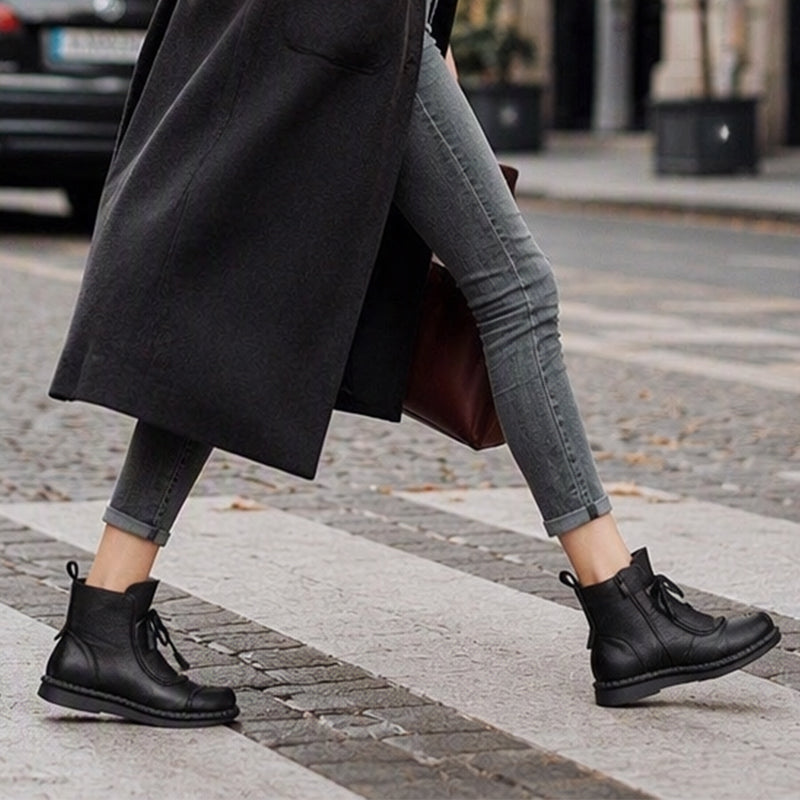 Women's Vintage Ethnic Ankle Boots