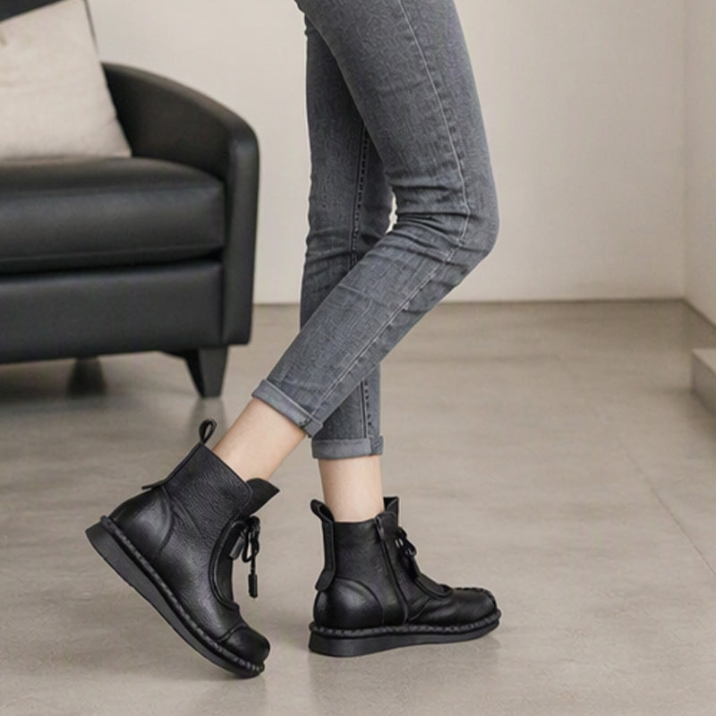 Women's Vintage Ethnic Ankle Boots