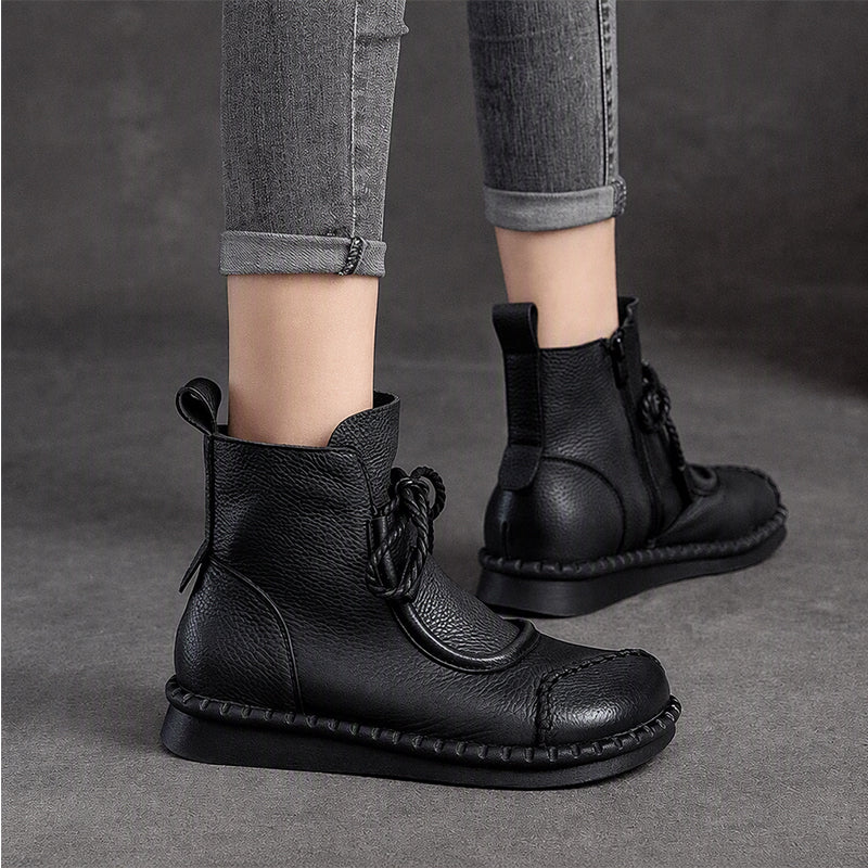 Women's Vintage Ethnic Ankle Boots