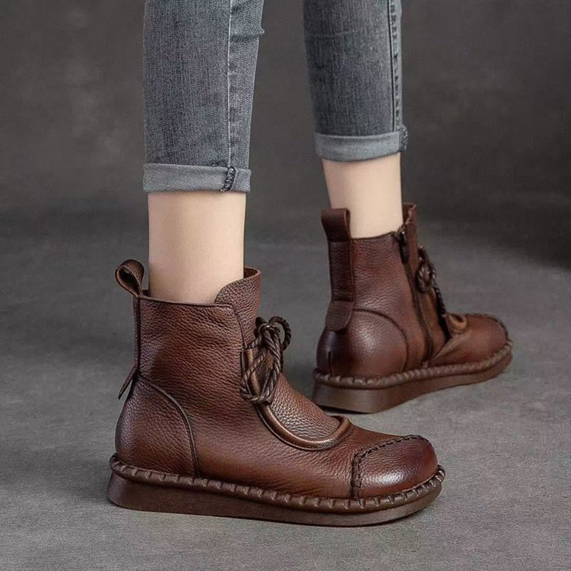 Women's Vintage Ethnic Ankle Boots