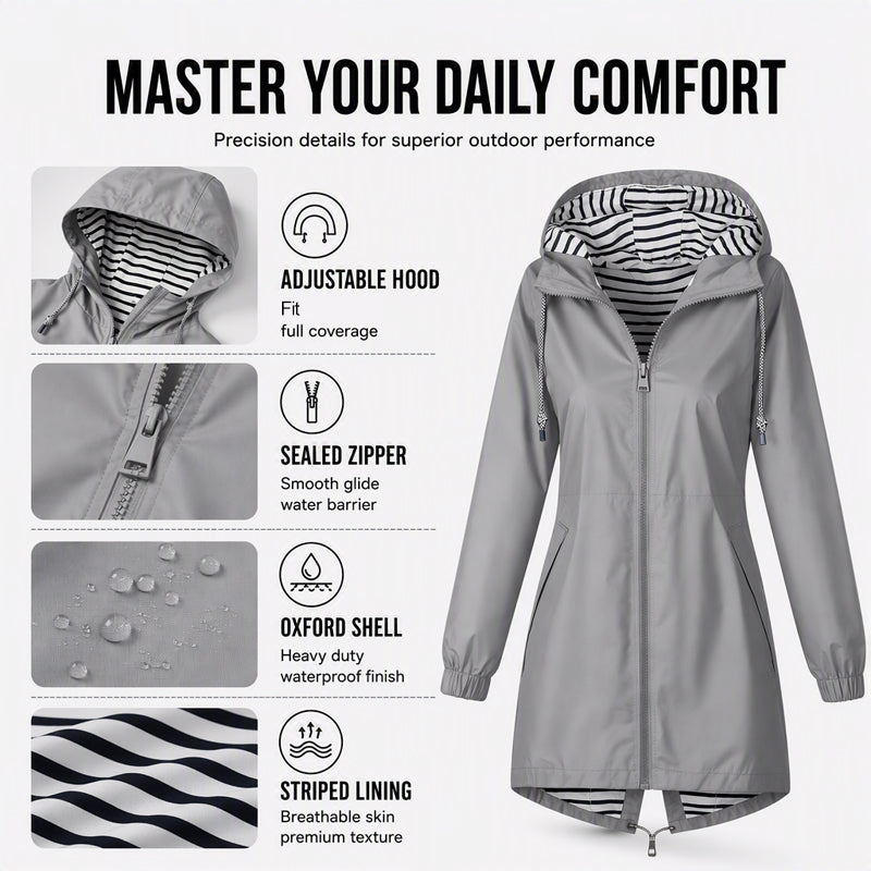 Women's Outdoor Waterproof Hooded Jacket