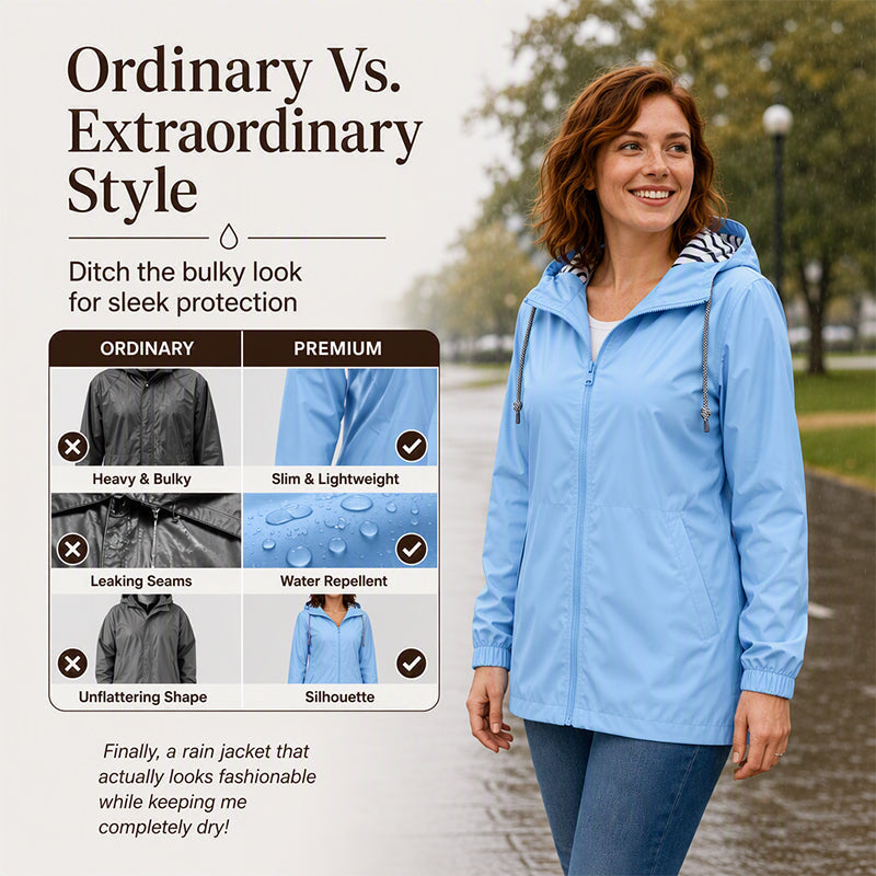 Women's Outdoor Waterproof Hooded Jacket