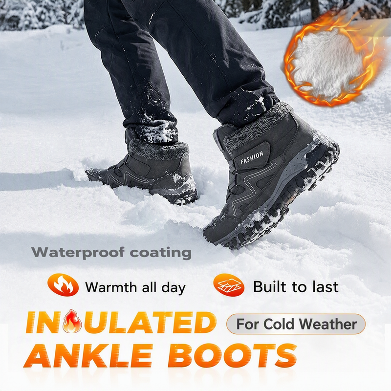 Unisex Thermal Winter Outdoor Ankle Boots