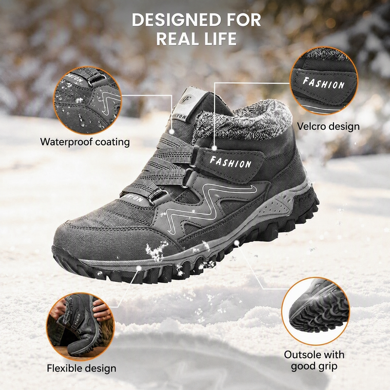 Unisex Thermal Winter Outdoor Ankle Boots