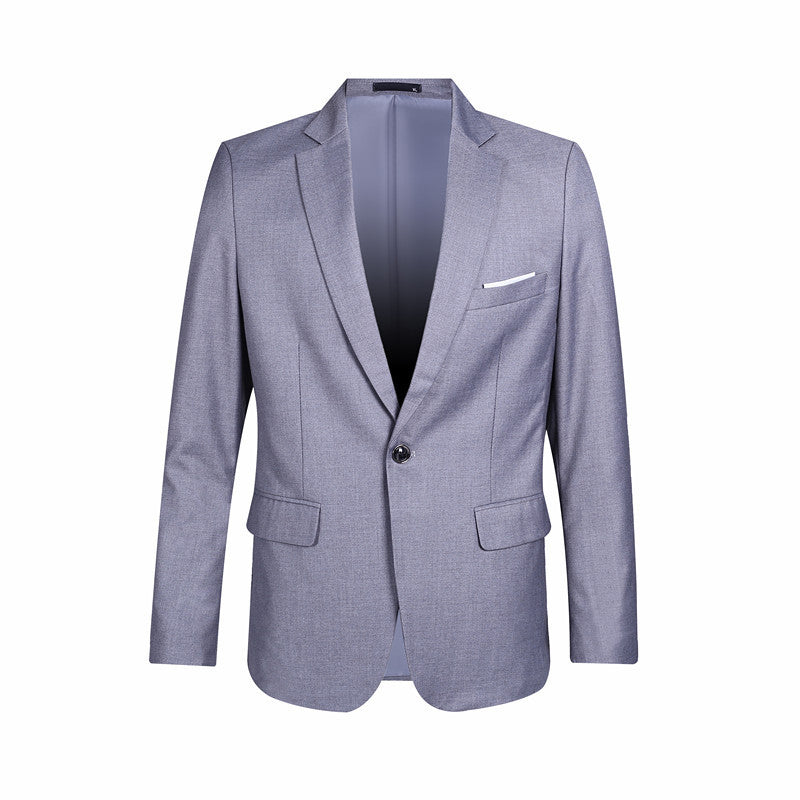 Men's Casual Single-Breasted Slim-Fit Blazer