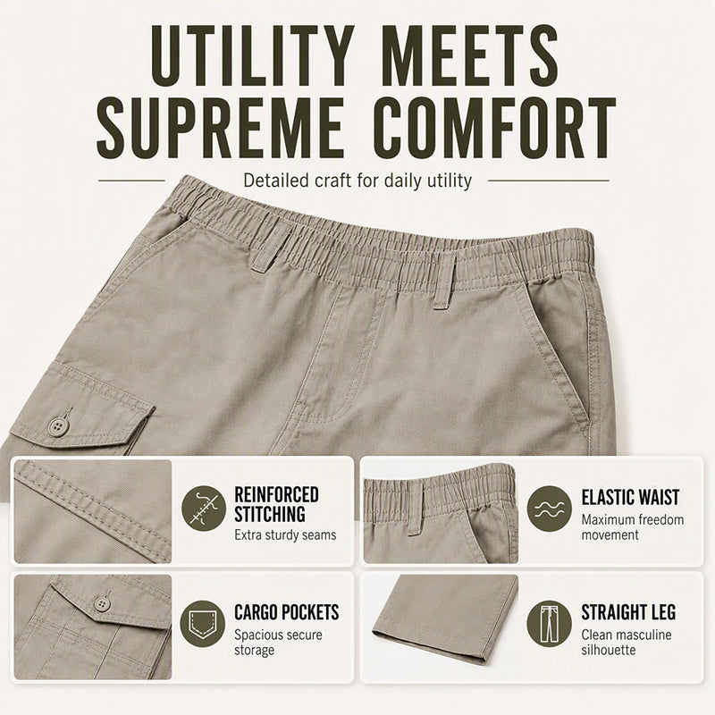 Men's Casual Loose-Fit Cargo Pants