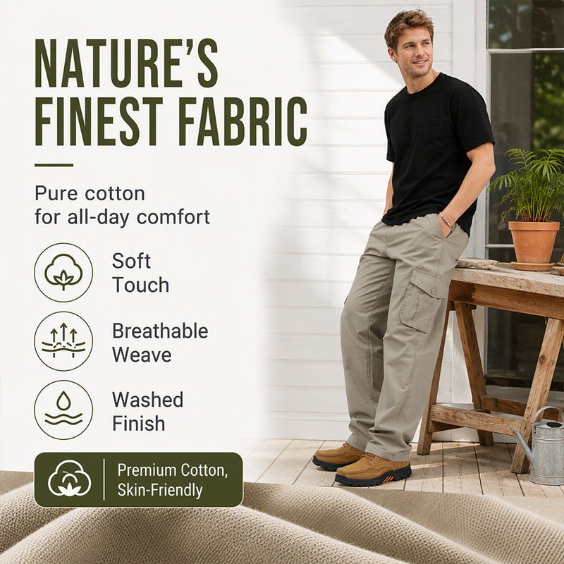 Men's Casual Loose-Fit Cargo Pants