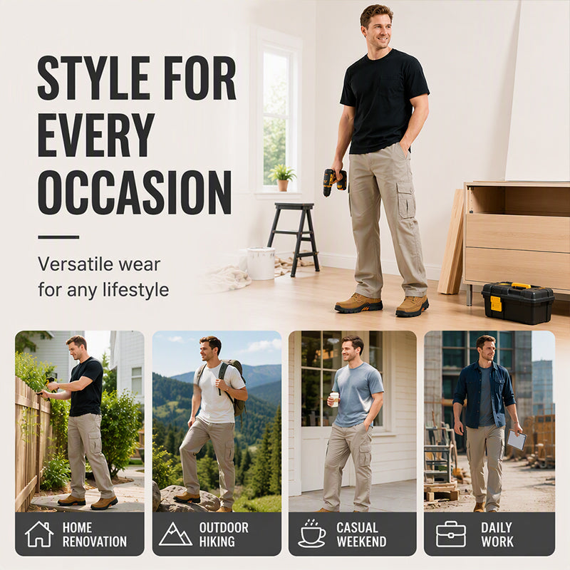 Men's Casual Loose-Fit Cargo Pants