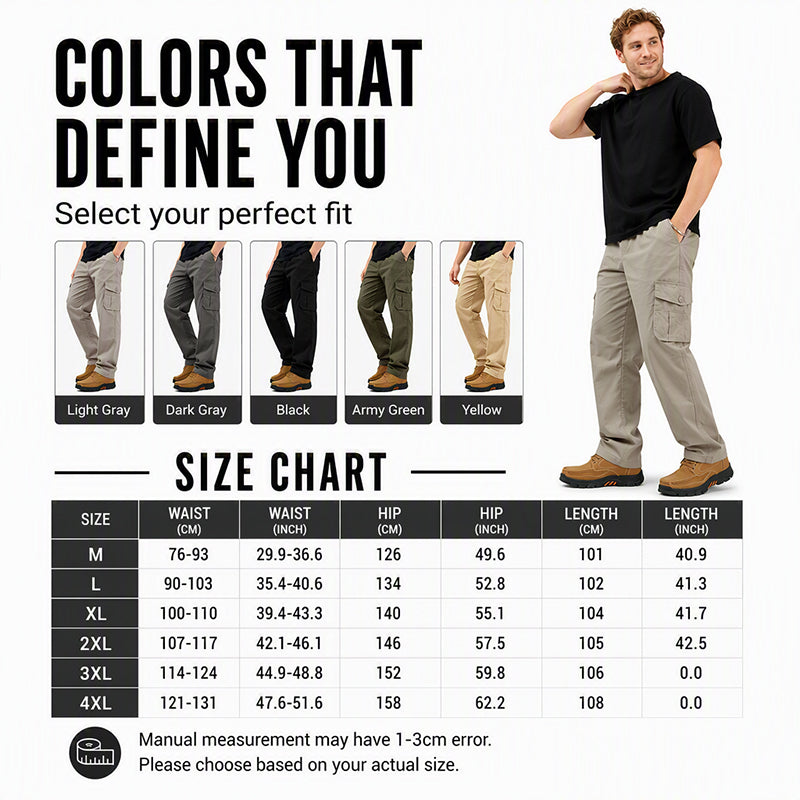 Men's Casual Loose-Fit Cargo Pants