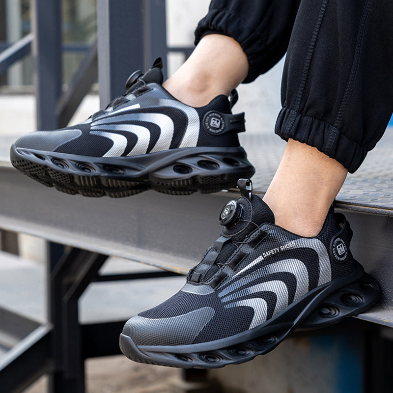 Breathable Steel-Toe Safety Shoes