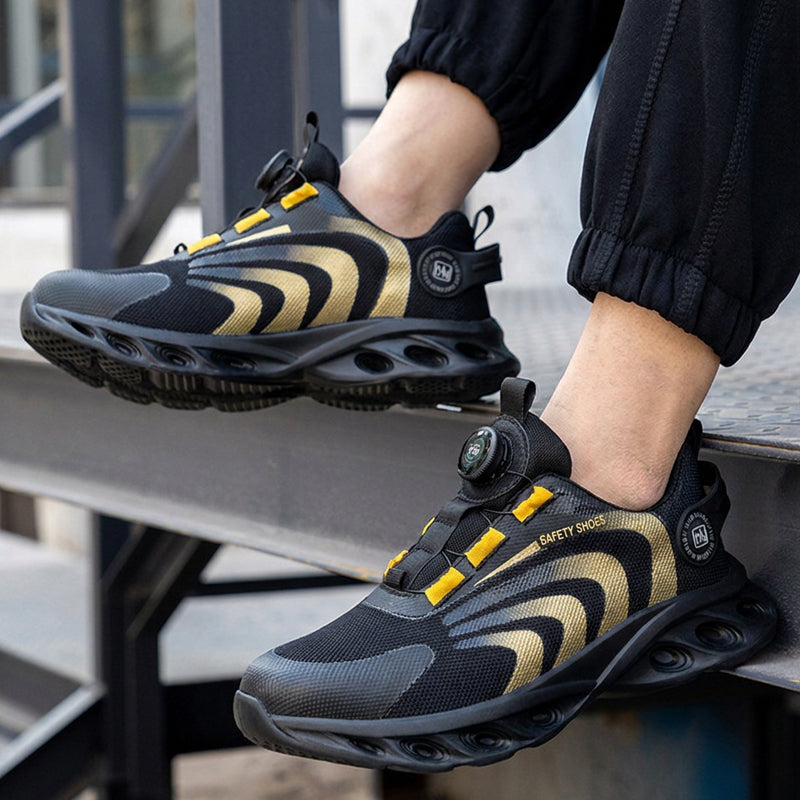 Breathable Steel-Toe Safety Shoes