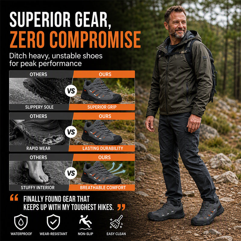 Men's Breathable Non-Slip Labor Shoes