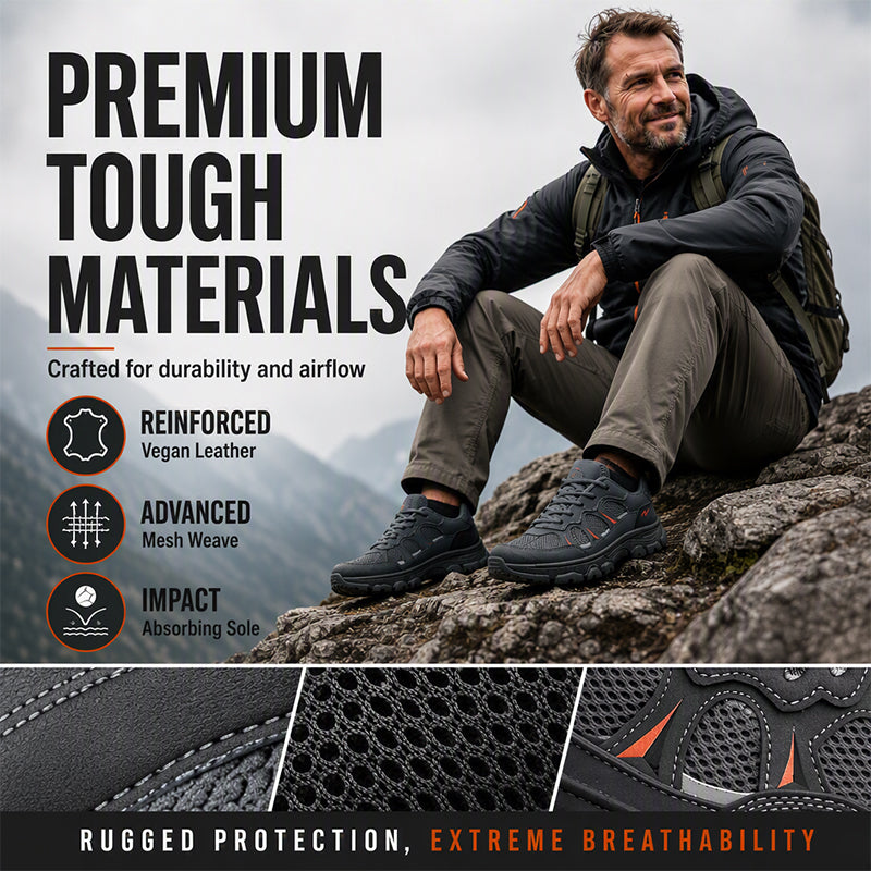 Men's Breathable Non-Slip Labor Shoes