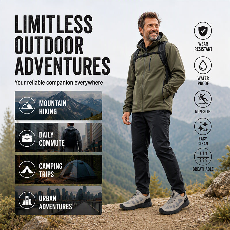 Men's Breathable Non-Slip Labor Shoes