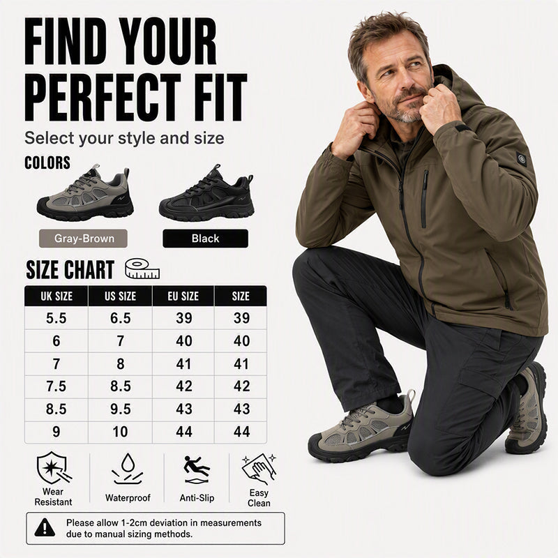 Men's Breathable Non-Slip Labor Shoes
