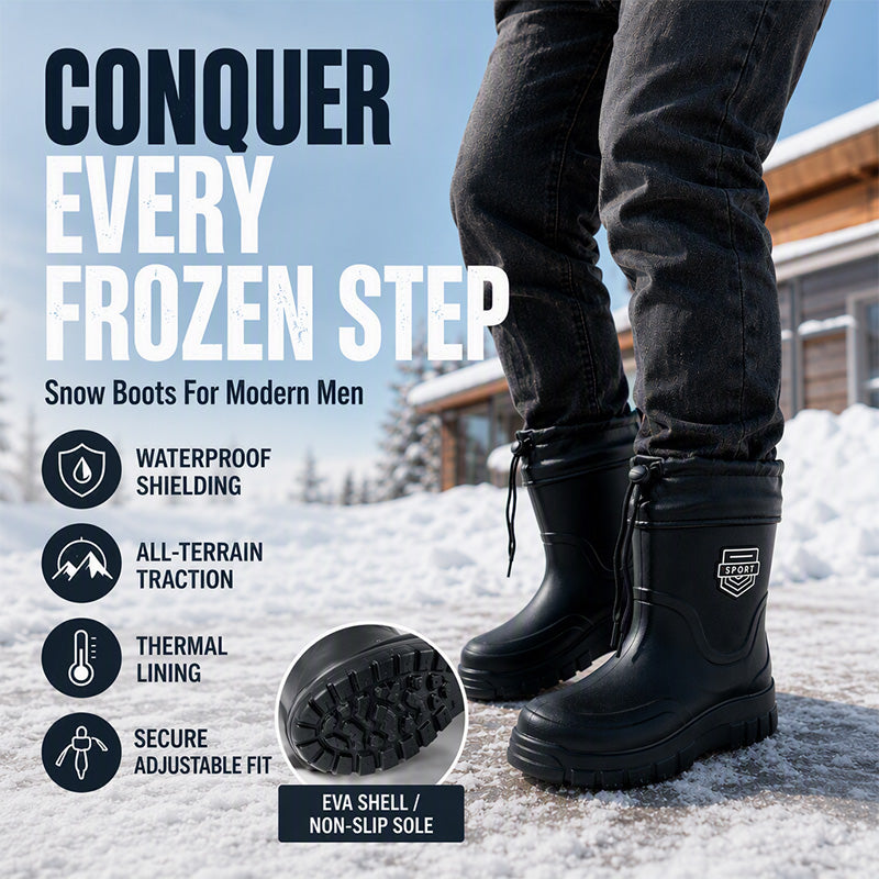 Men's Waterproof Non-Slip Rain Boots