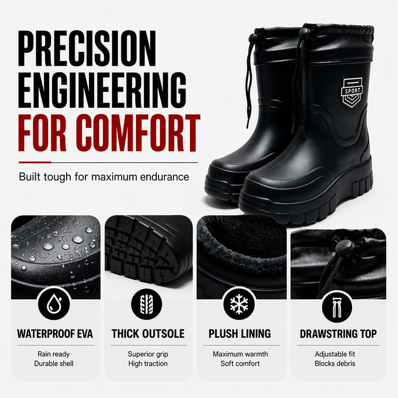 Men's Waterproof Non-Slip Rain Boots
