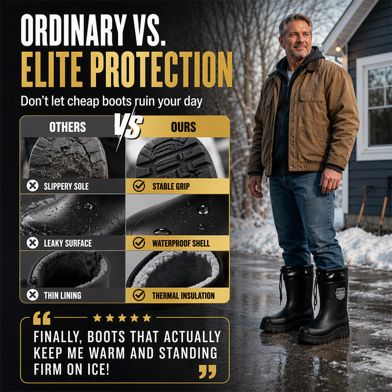 Men's Waterproof Non-Slip Rain Boots