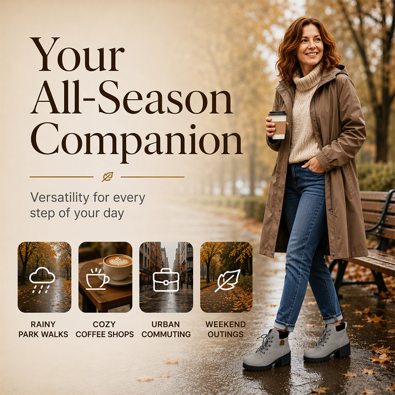 Women's Winter Chunky Block Heel Boots