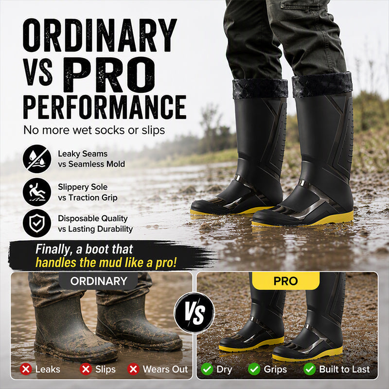 Men's High-Top Non-Slip Rain Boots
